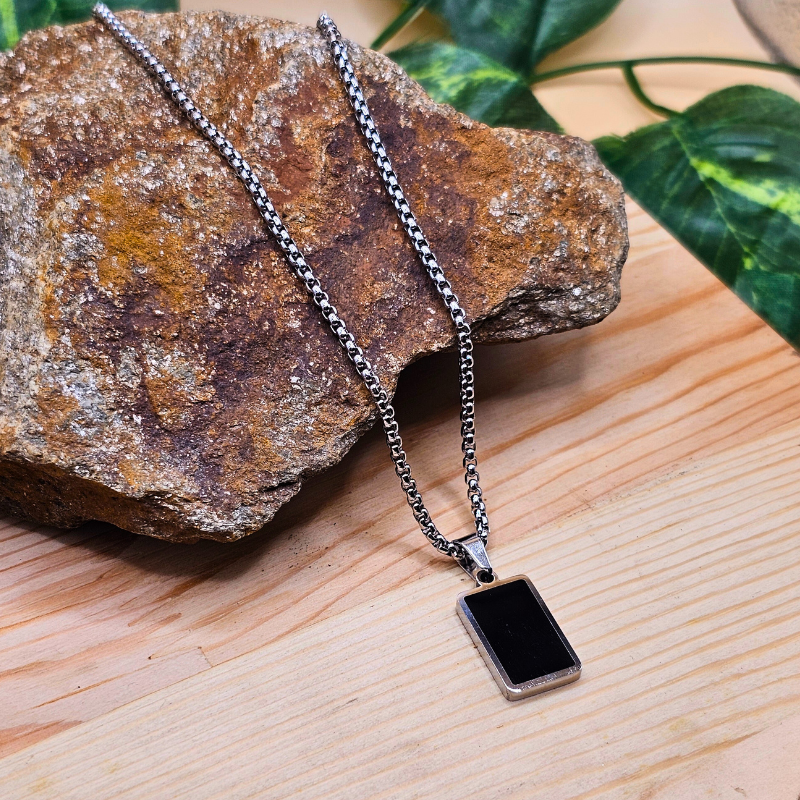 Stainless Steel Gents Pendant with Chain – Stylish & Durable