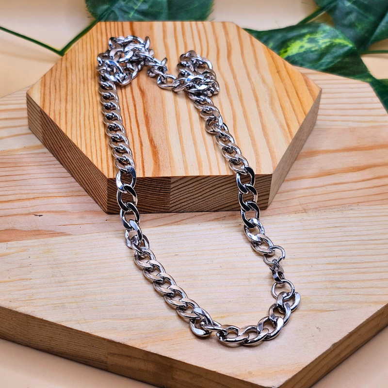 Stainless Steel Gents Cuban Chain – 7mm Width | 20 Inches