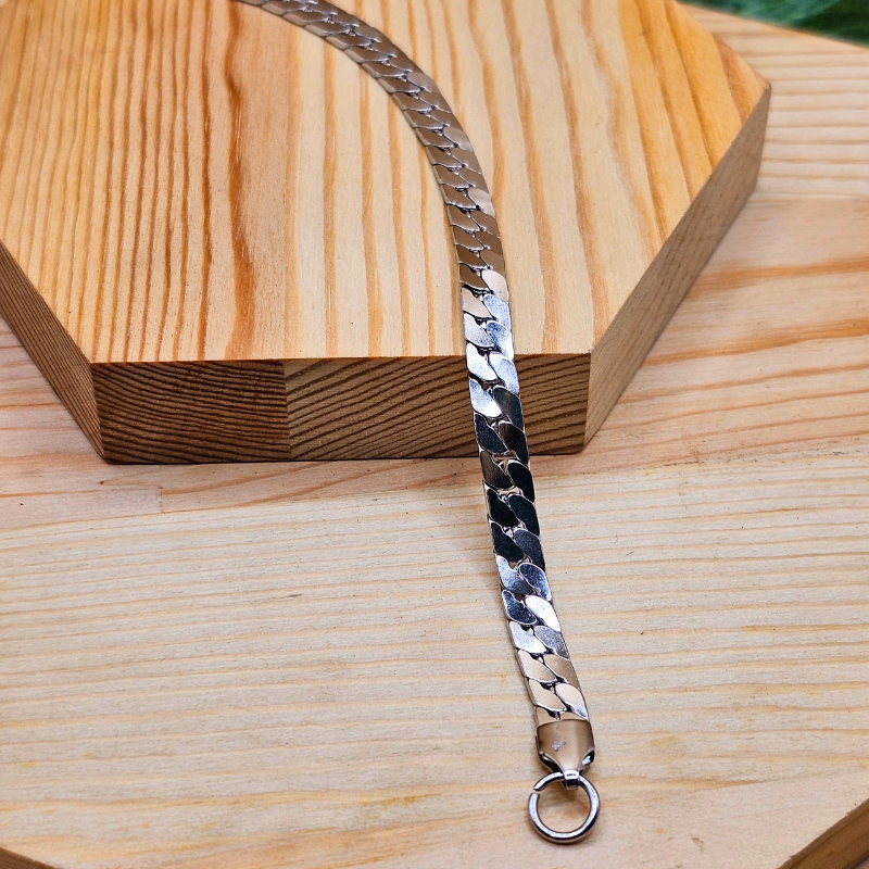 Stainless Steel Gents Cuban Bracelet – 6mm Premium Heavy Look