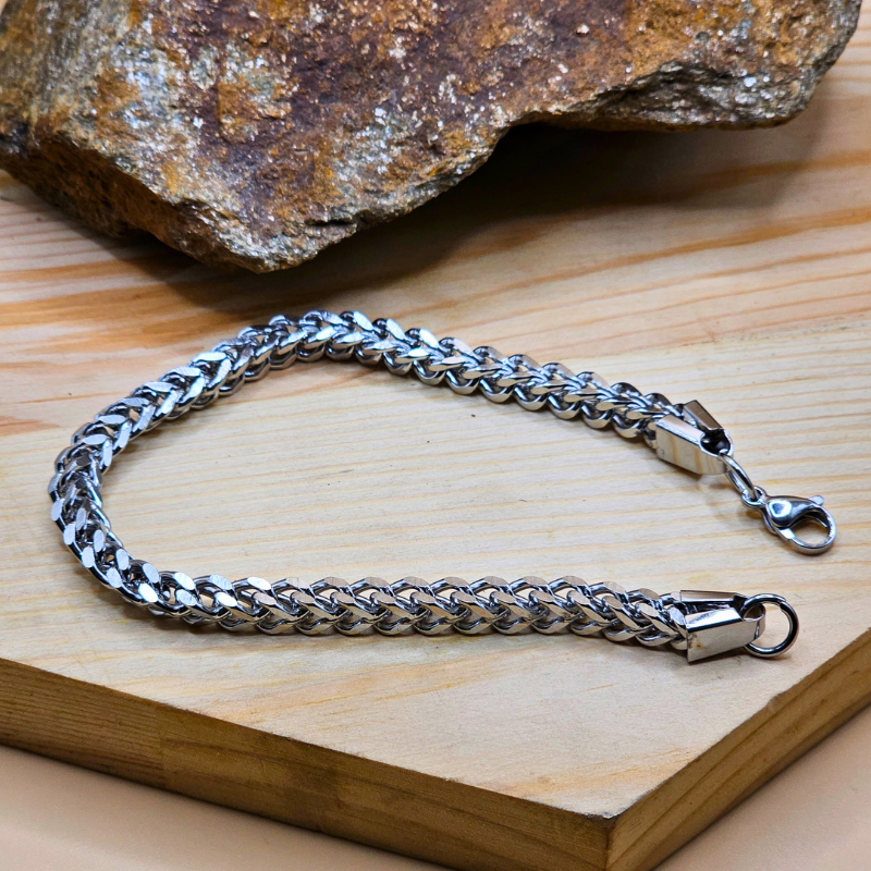 Stainless Steel Gents Cuban Bracelet – 6mm Premium Heavy Look