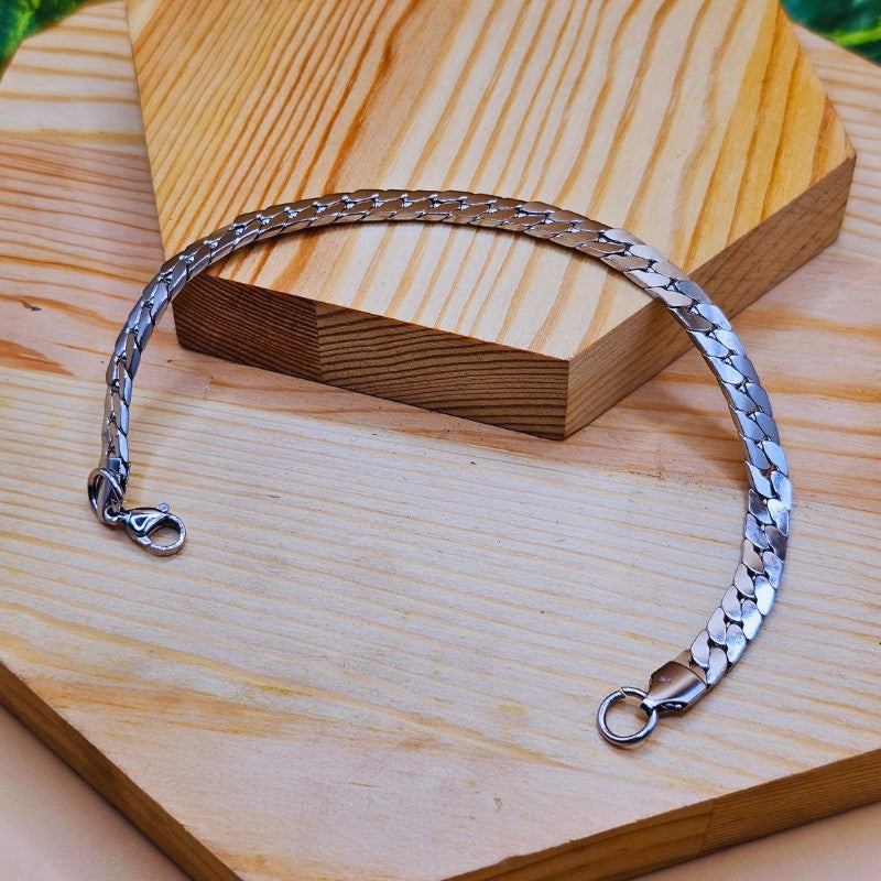 Stainless Steel Gents Cuban Bracelet – 6mm Premium Heavy Look
