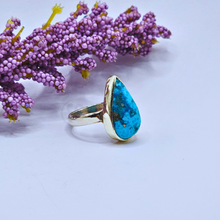 Real Irani Feroza Silver Ladies Ring