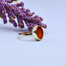 Real Aqeeq Silver Ladies Ring