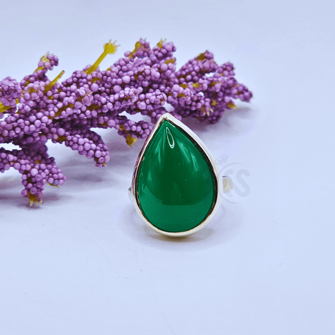 Real Aqeeq Silver (Chandi) Ring