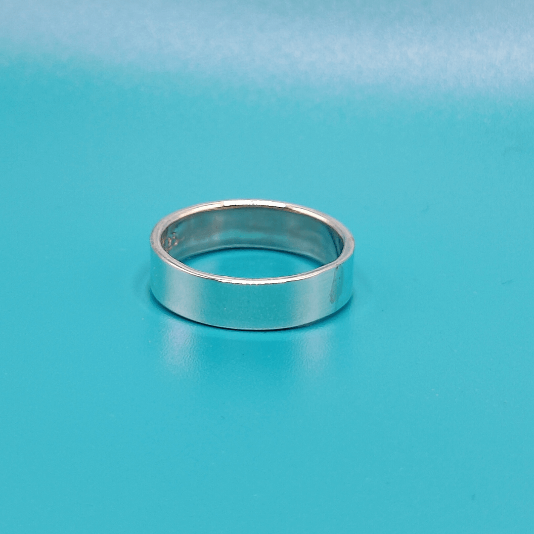 Italian 925 Silver Ring Band