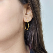 24 Carat Gold Plated Pure Silver Earrings