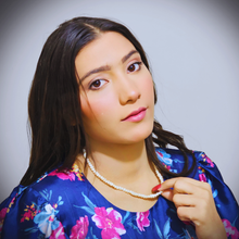 Timeless Elegance: Real Pearl Stone Necklace for Ladies