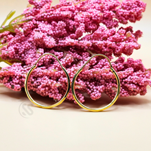 24 Carat Gold Plated Pure Silver Earrings