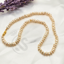 Timeless Elegance: Real Pearl Stone Necklace for Ladies