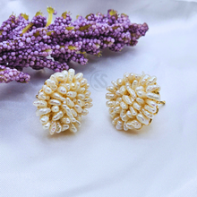 Discover Elegance with Our Real Pearl Stone Ear Pins