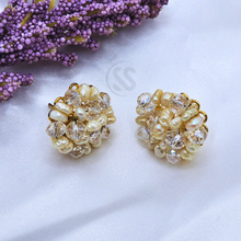 Discover Elegance with Our Real Pearl Stone Ear Pins