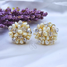 Discover Elegance with Our Real Pearl Stone Ear Pins