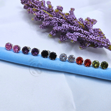 6 mm Zircon Chandi Ear Pins (Tops)