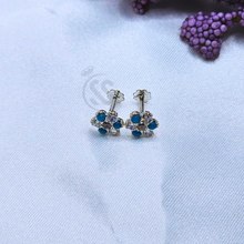 Zircon Silver (Chandi) Ear Pins (Tops)