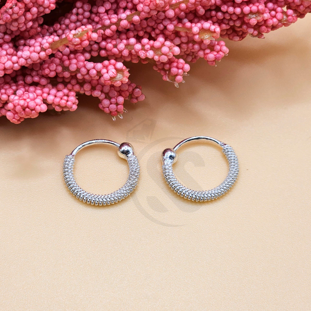 Silver (Chandi) Beautiful Earrings - SilverStones.Pk