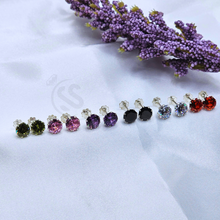 6 mm Zircon Chandi Ear Pins (Tops)