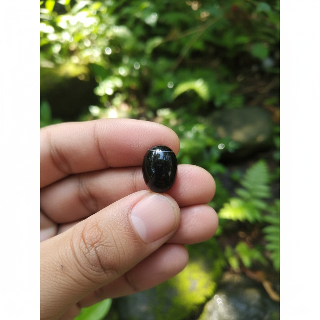 Natural Irani Black Aqeeq Stone Online at SilverStones.pk