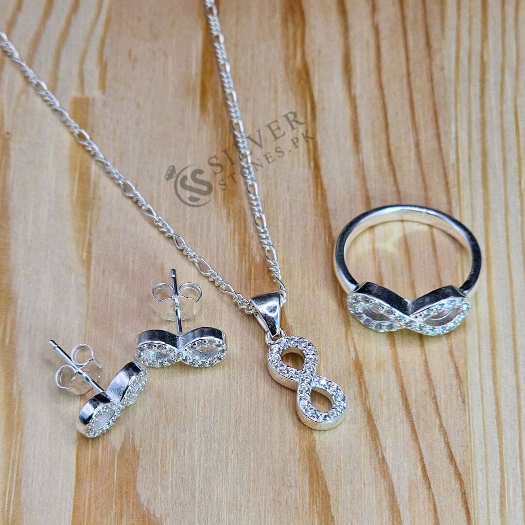 Italian Sophistication: 925 Silver Pendant Sets