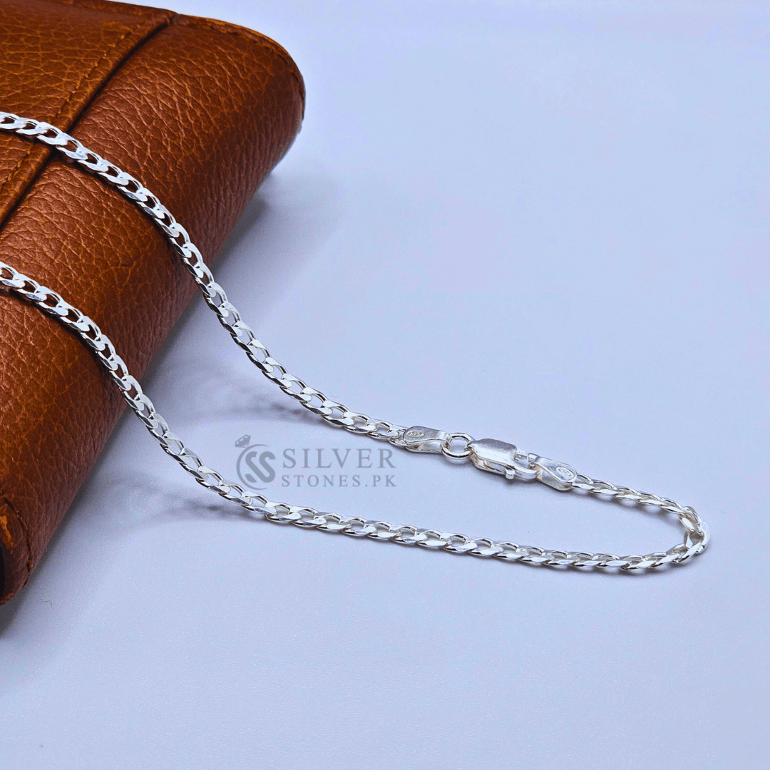 2mm 925 Italian Cuban Chain - 22 Inches Length