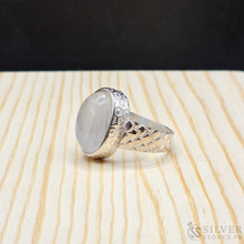 Real Dur e Najaf Stone Chandi Ladies Ring