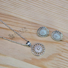 Sterling Silver Pendant Set from Italy