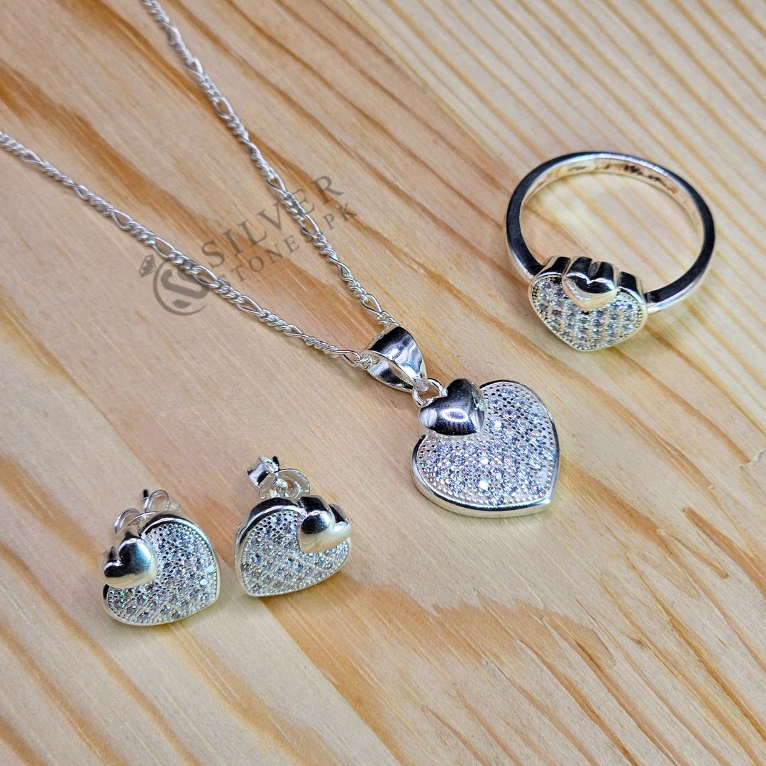 Italian Sophistication: 925 Silver Pendant Sets