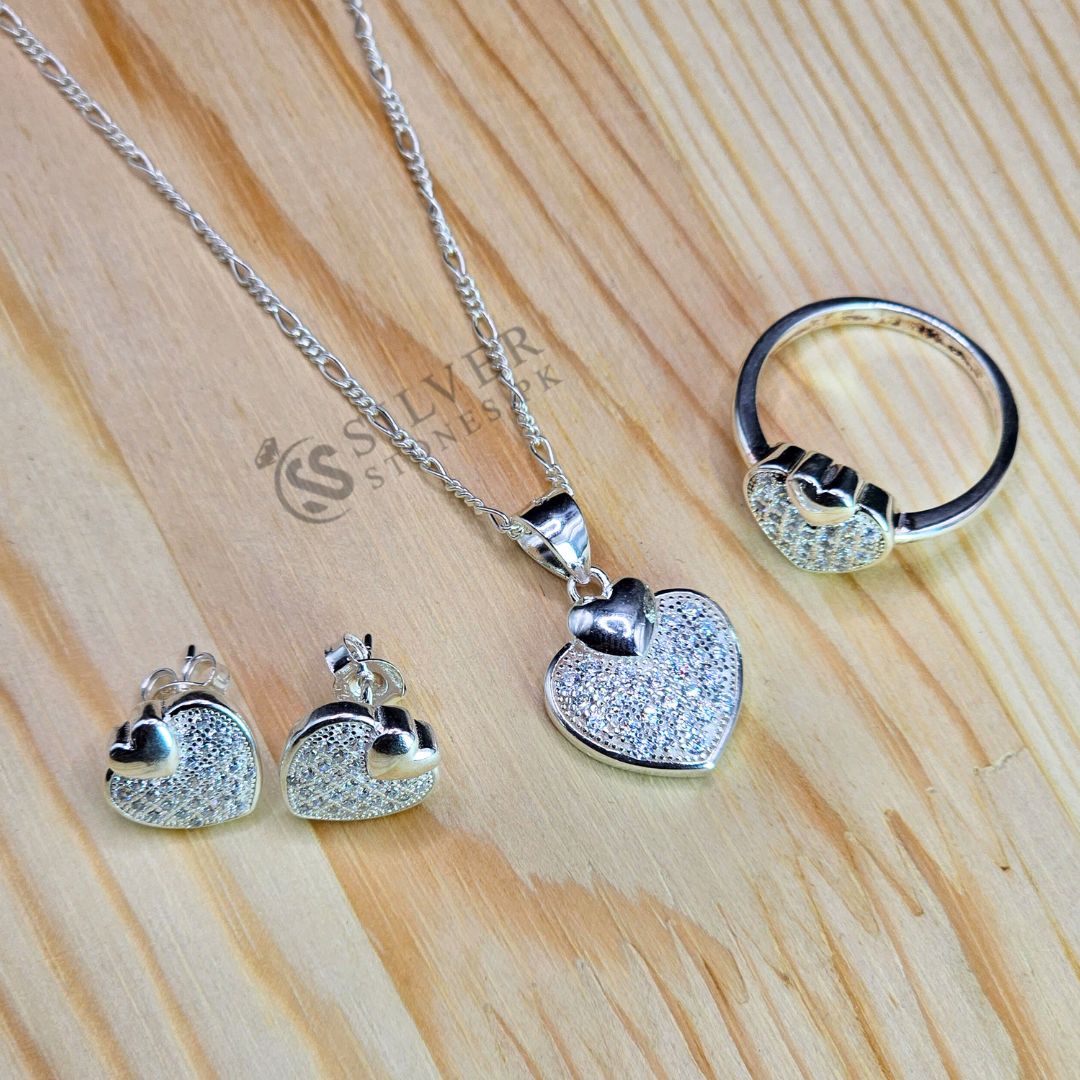 Italian Sophistication: 925 Silver Pendant Sets