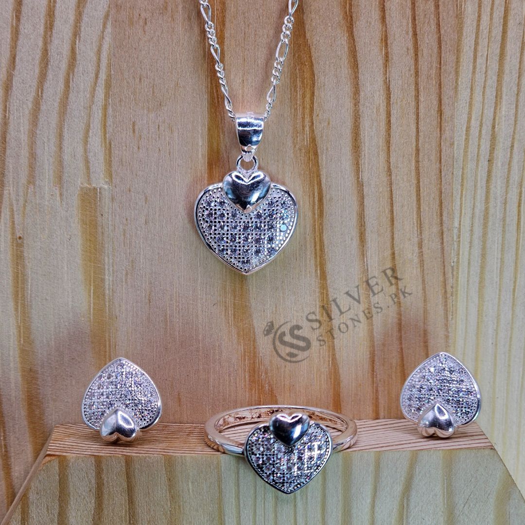 Italian Sophistication: 925 Silver Pendant Sets