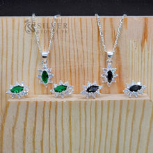 Sterling Silver Pendant Set from Italy