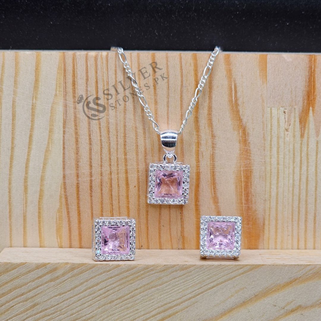 Italian Flair: 925 Sterling Silver Pendant Sets