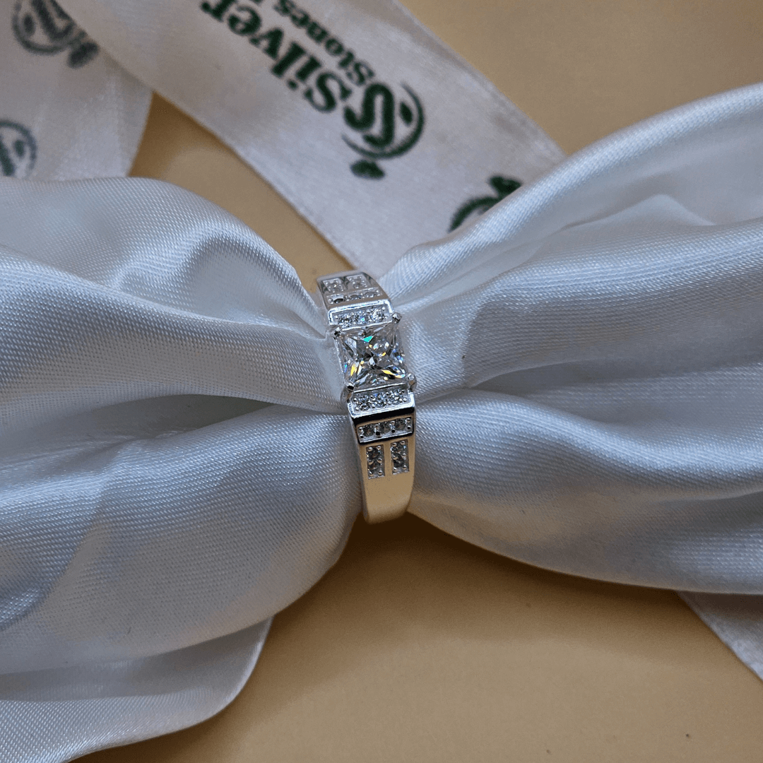 1 carat Moissanite diamond Italian Ring