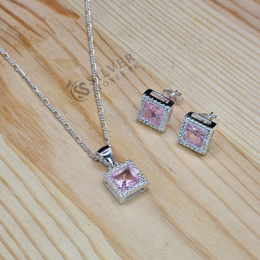 Italian Flair: 925 Sterling Silver Pendant Sets