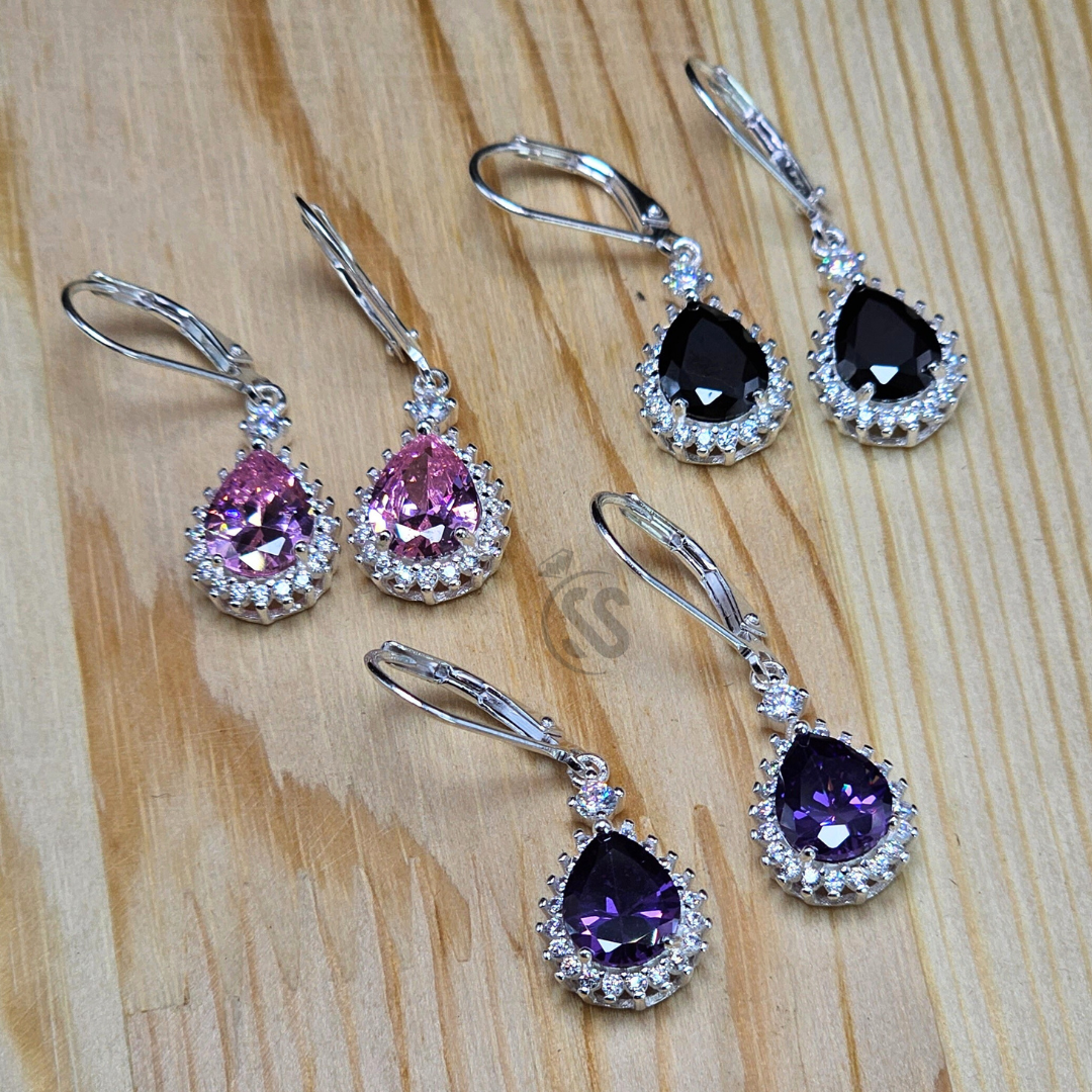 925 Sterling Italian Silver Earrings - SilverStones.Pk