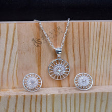 Sterling Silver Pendant Set from Italy