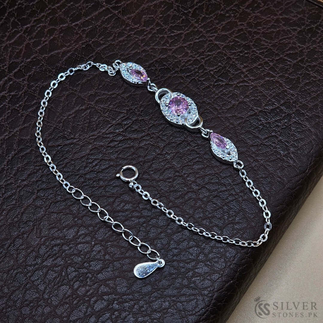 Premium 925 Sterling Silver Ladies Bracelet Online Pakistan