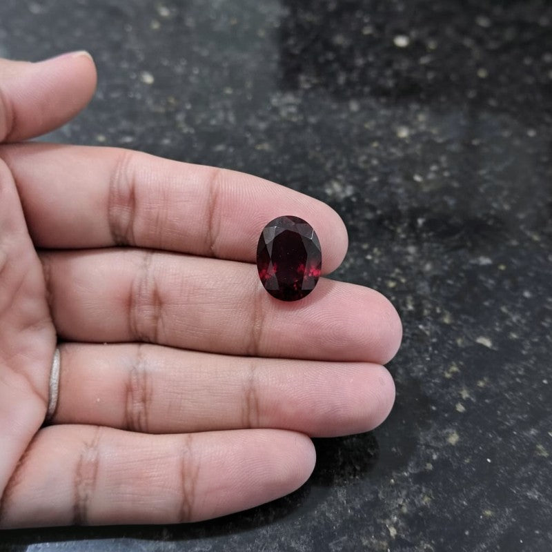 Premium Red Garnet Gemstone