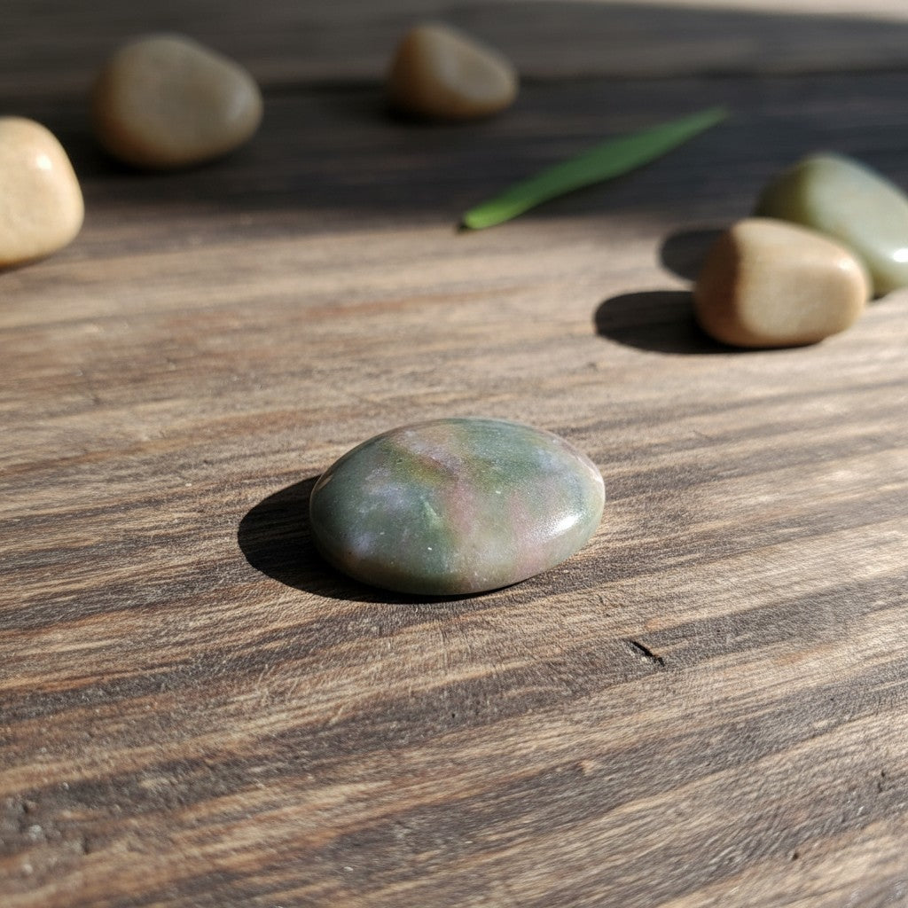 Premium polished Blood Stone with natural patterns