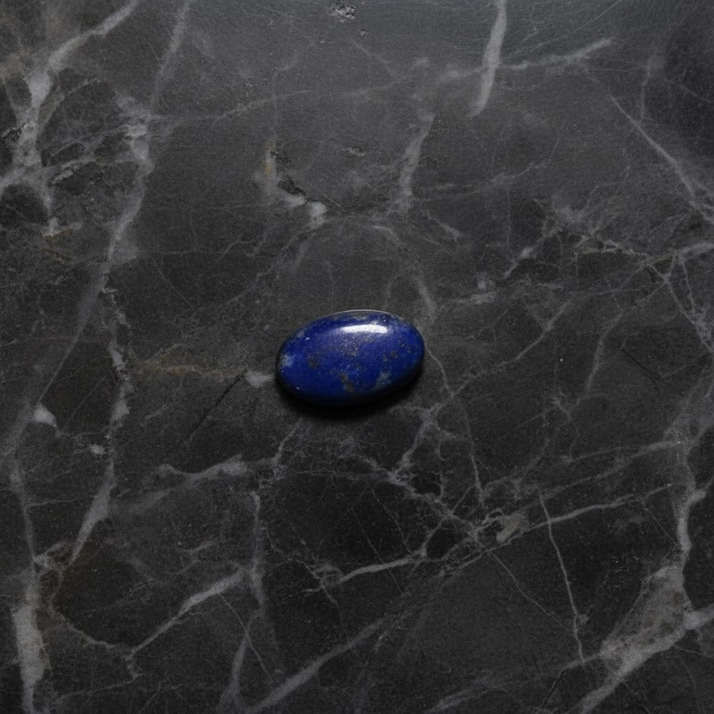Premium polished Lajward stone with royal blue color