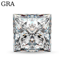 Princess Cut Moissanite Loose Gemstone With Certificate