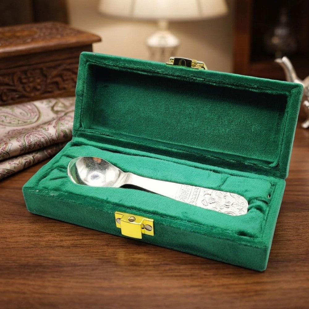 Pure Silver Baby Spoon Gift Box Pakistan Aqeeqah Baby Shower