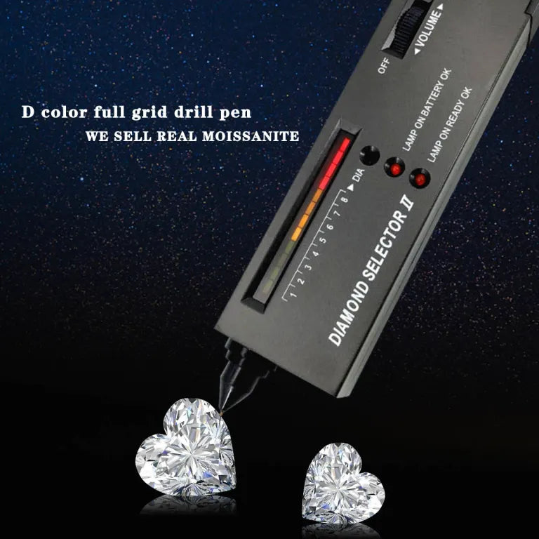 Heart Shape GRA Moissanite Diamonds with Certificate