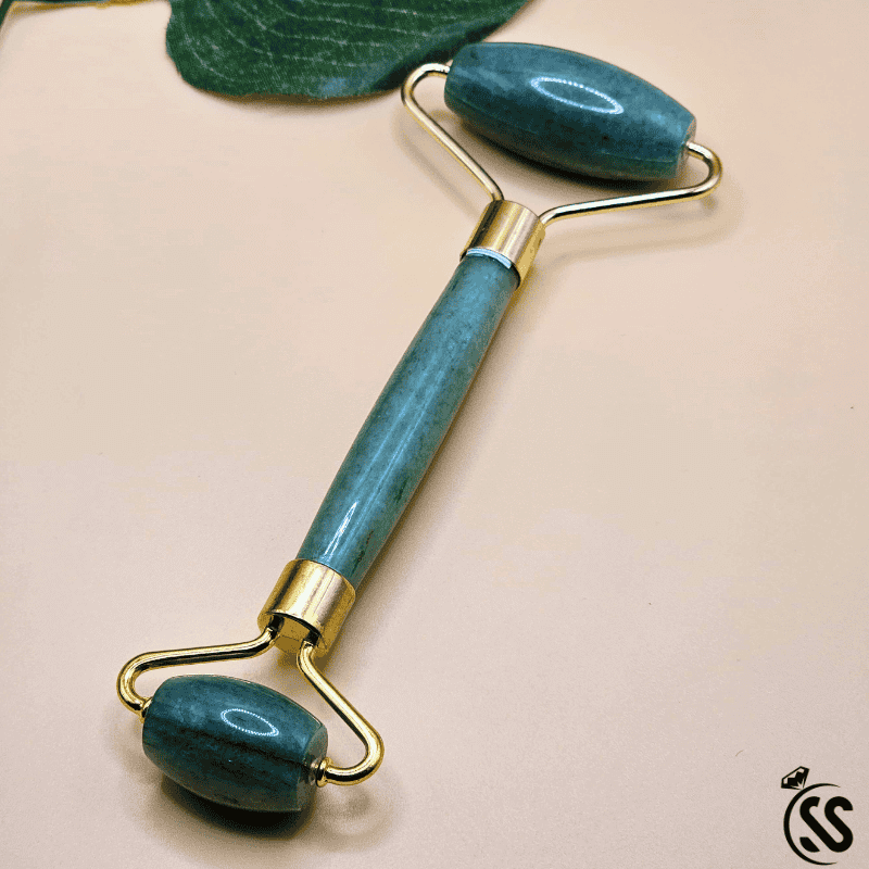 Real Jade Stone Facial Roller – Natural Beauty Enhancer
