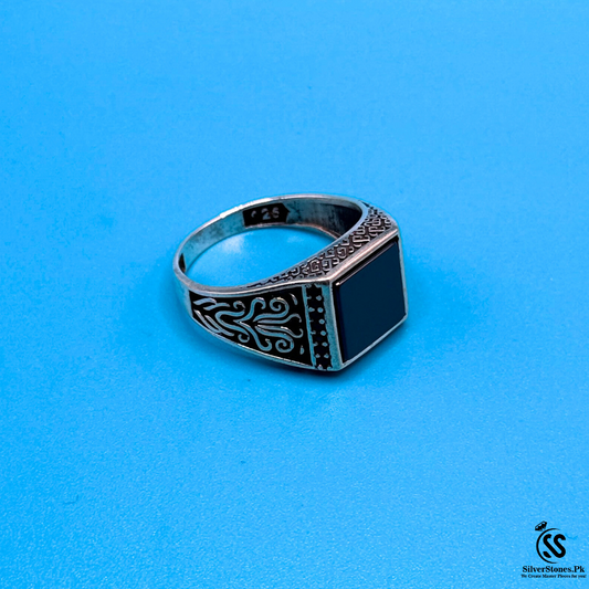 Turkish 925 Silver Gents Ring