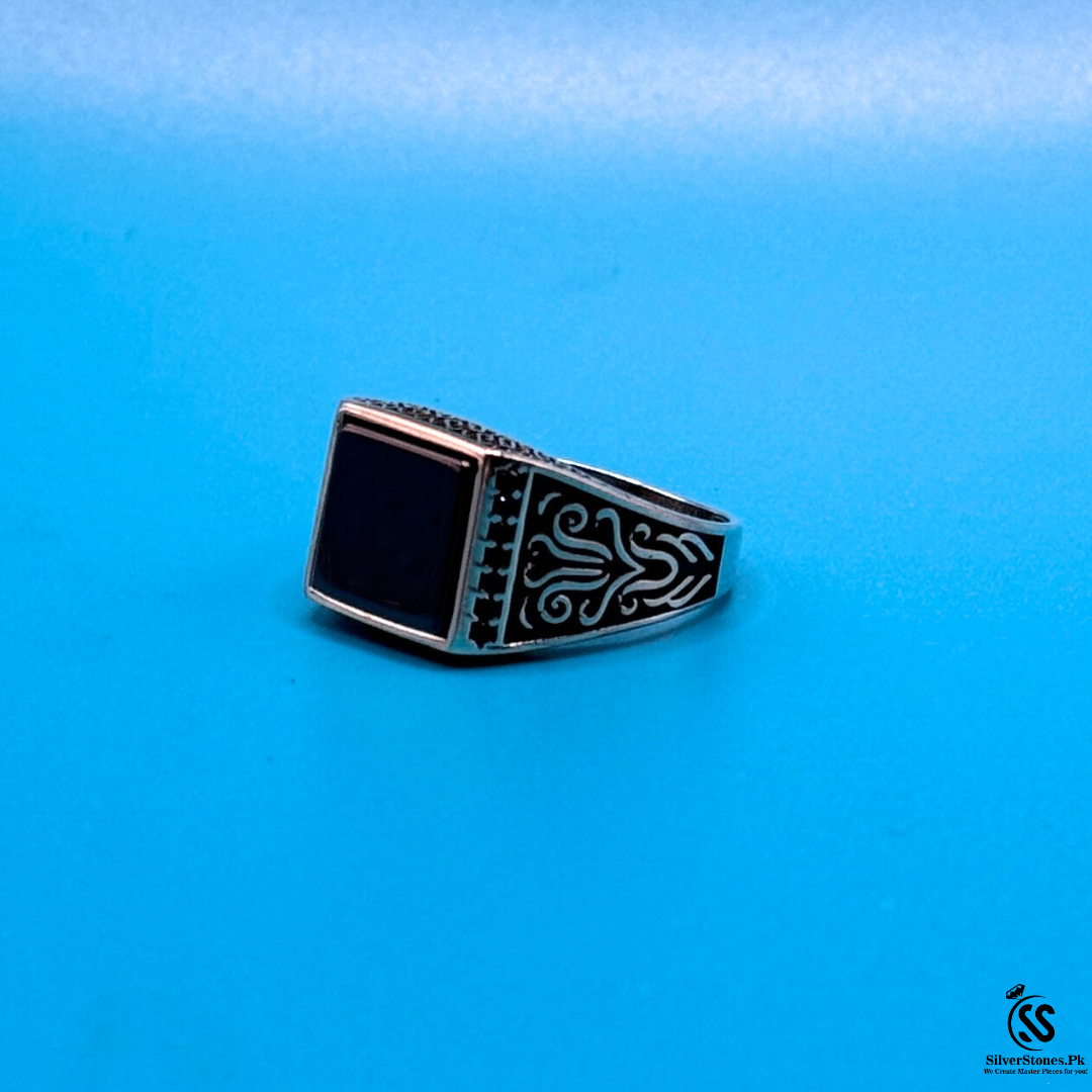 Turkish 925 Silver Gents Ring