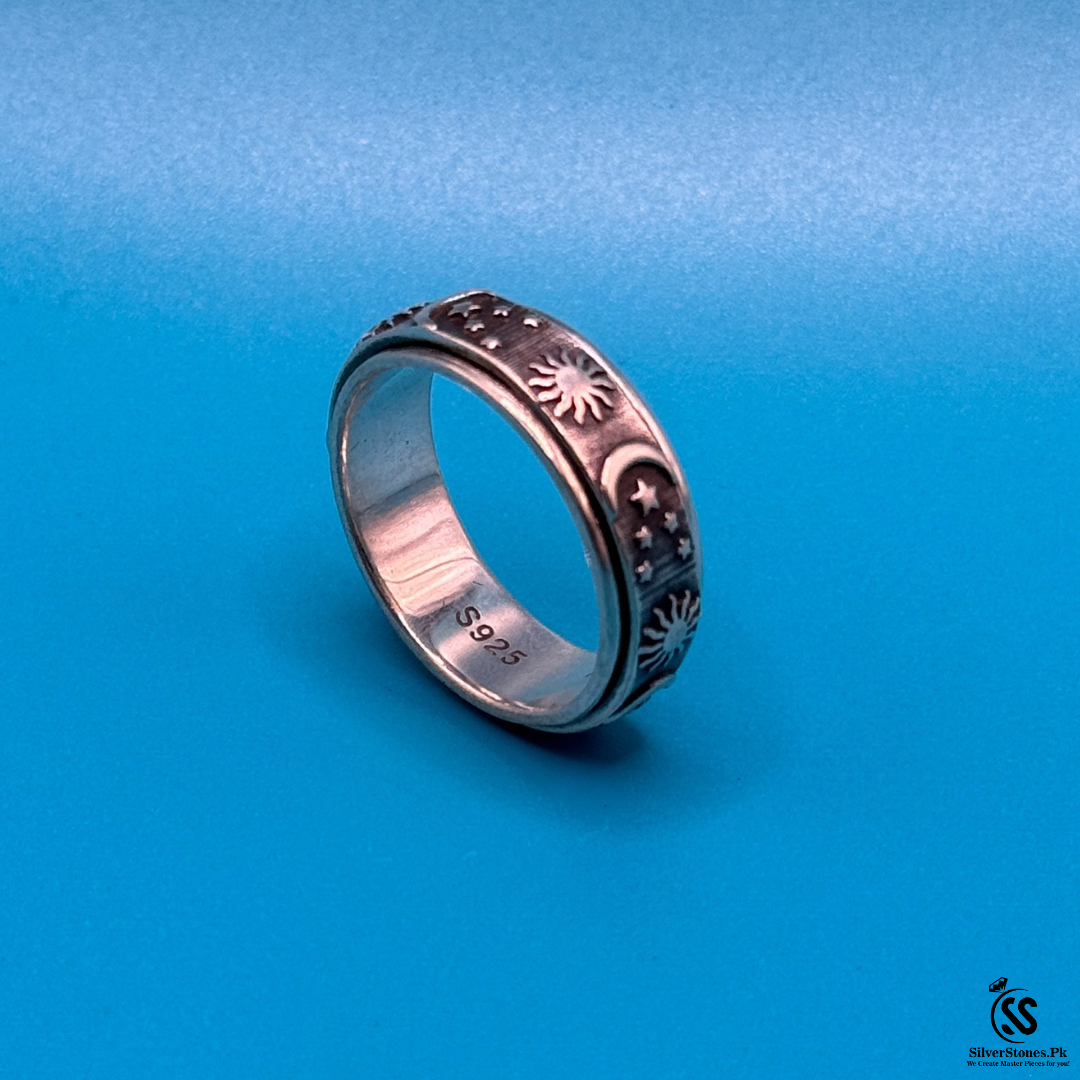 Turkish 925 Silver Ring Band