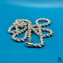 Heavy Weight Silver Rope Chain