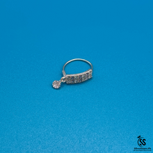 Silver (Chandi) Zircon Nose Ring