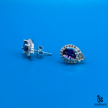 Italian 925 Sterling Silver Ear Studs