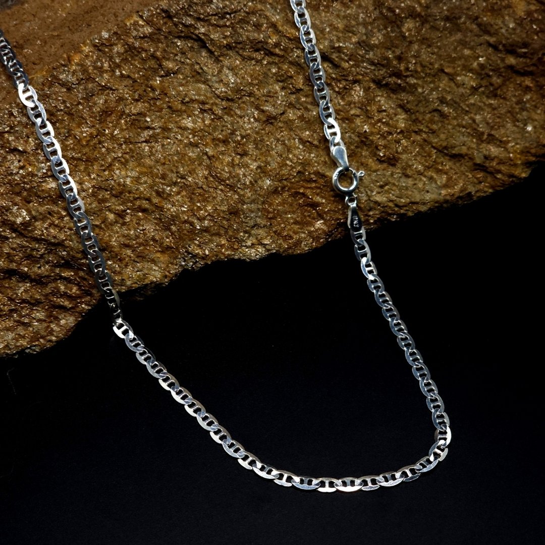 Double Cuban Chain – 925 Sterling Silver (Italian Made)
