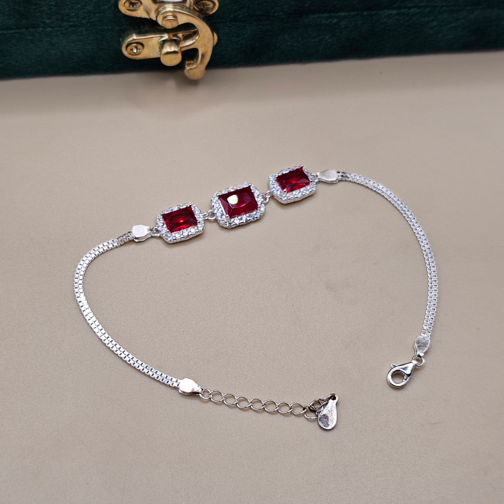 Italian 925 Sterling Silver Ladies Bracelet